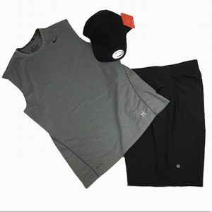 Nike Pro Combat Sleeveless Dri-fit Training shirt. gray. Sz L